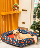 Winter Woods Lounger Dog Bed