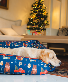 Winter Woods Lounger Dog Bed