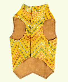Dog Kurta Yellow