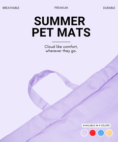 Coloured Pet Mat - Lavender
