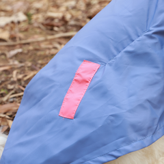Cape Style Cornflower Blue- Dog Raincoat