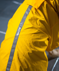 Full-Coverage Dog Raincoat- Yellow