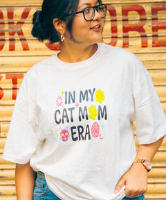 In my Cat Mom era T-shirt
