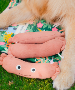 Sausage Plush Dog Toy