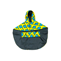Lightning Printed Cape Style Dog Raincoat
