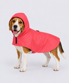 Cape Style Dog Raincoat (Red)