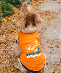 Naps & Snacks Dog T-shirt