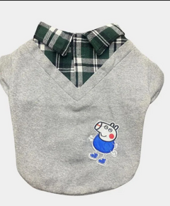Grey Polo Knit