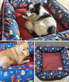 Winter Woods Lounger Dog Bed