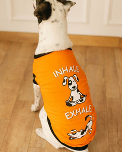 Inhale Exhale Dog T-shirt