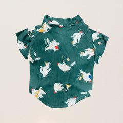 Mr Snow Man Dog Shirt